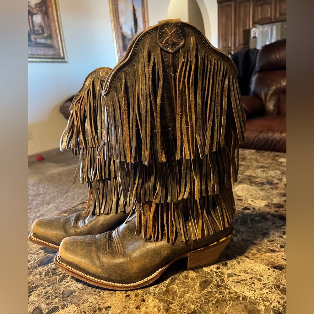 Twisted X Square Toe Western Boot Size 9.5